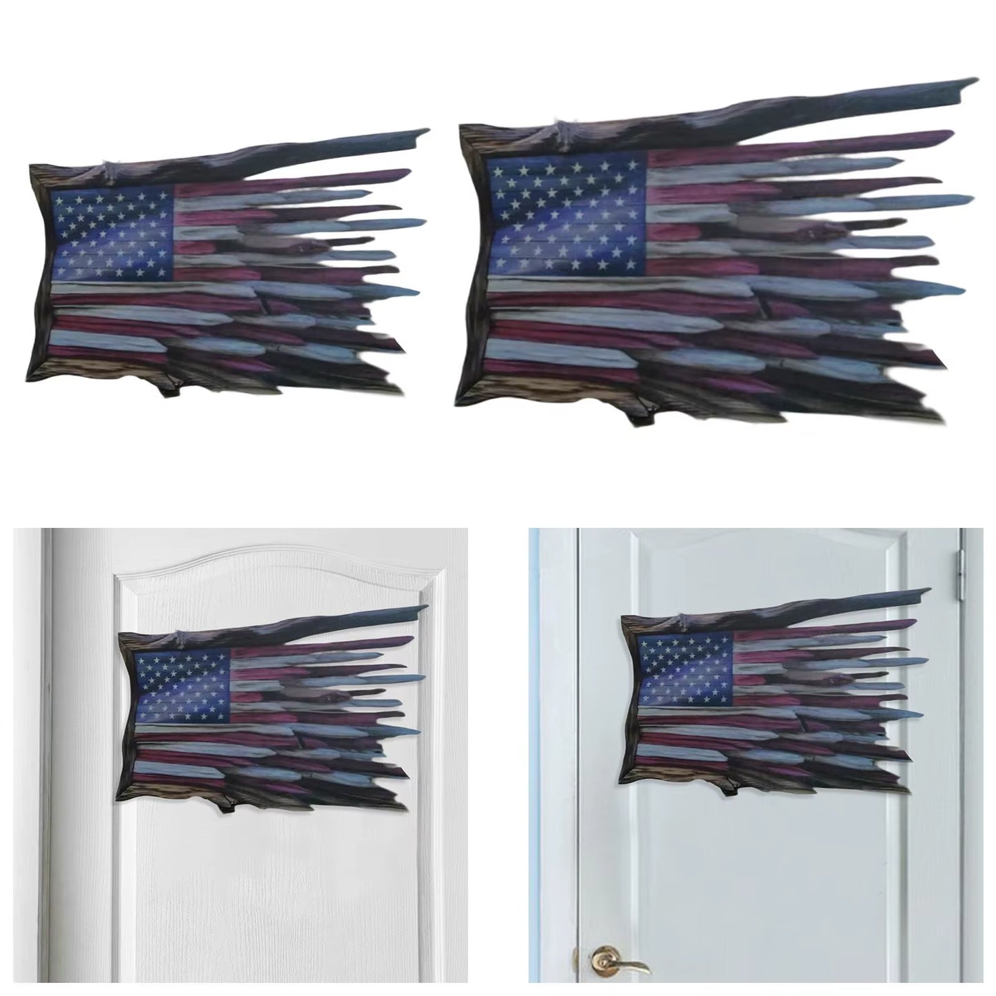 American Flag Wall Decor Patriotic Decorations Outdoor Patriotic Wall Art