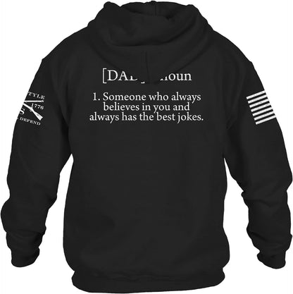 Men'S Graphic Dad Defined Hoodie 4Xlarge