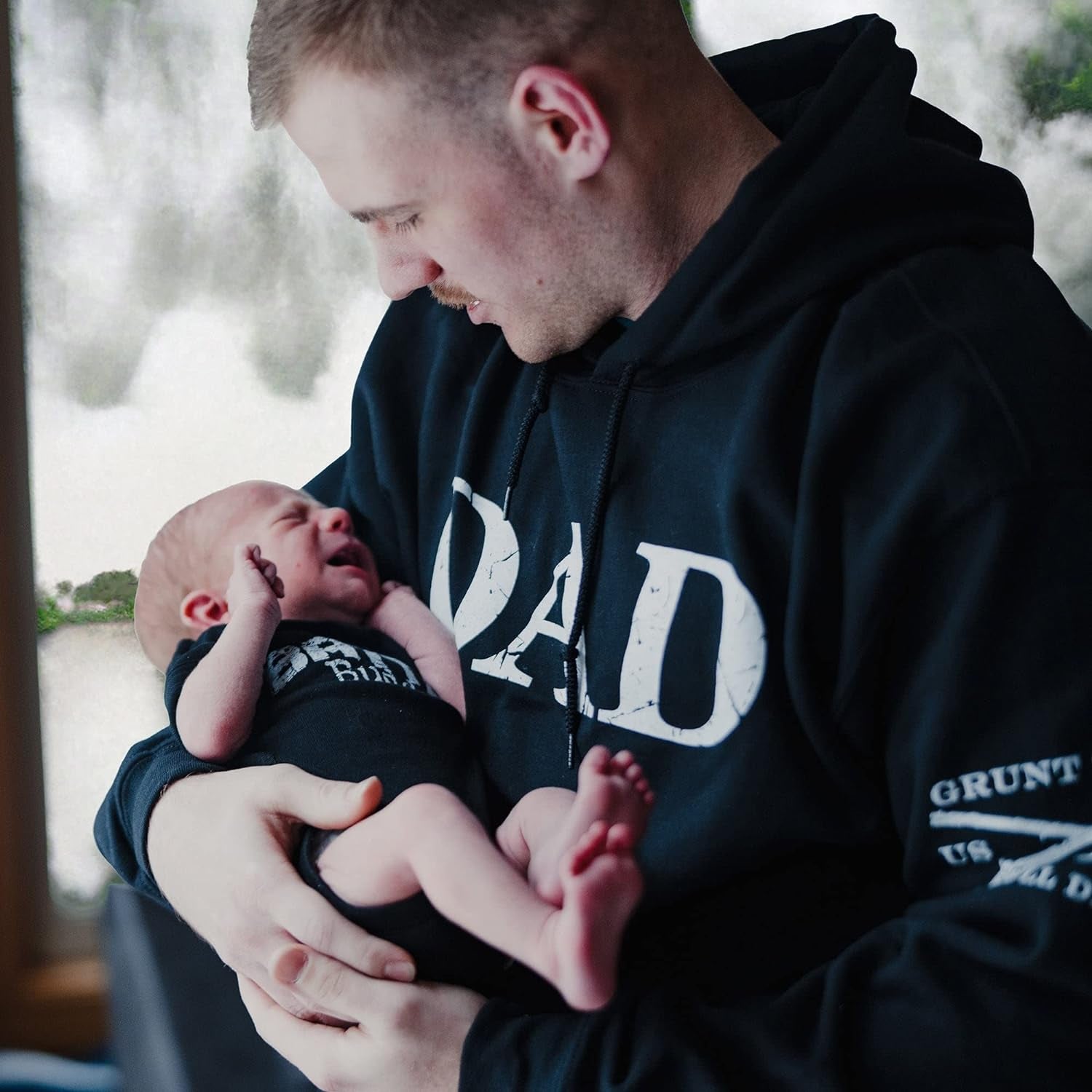 Men'S Graphic Dad Defined Hoodie 4Xlarge