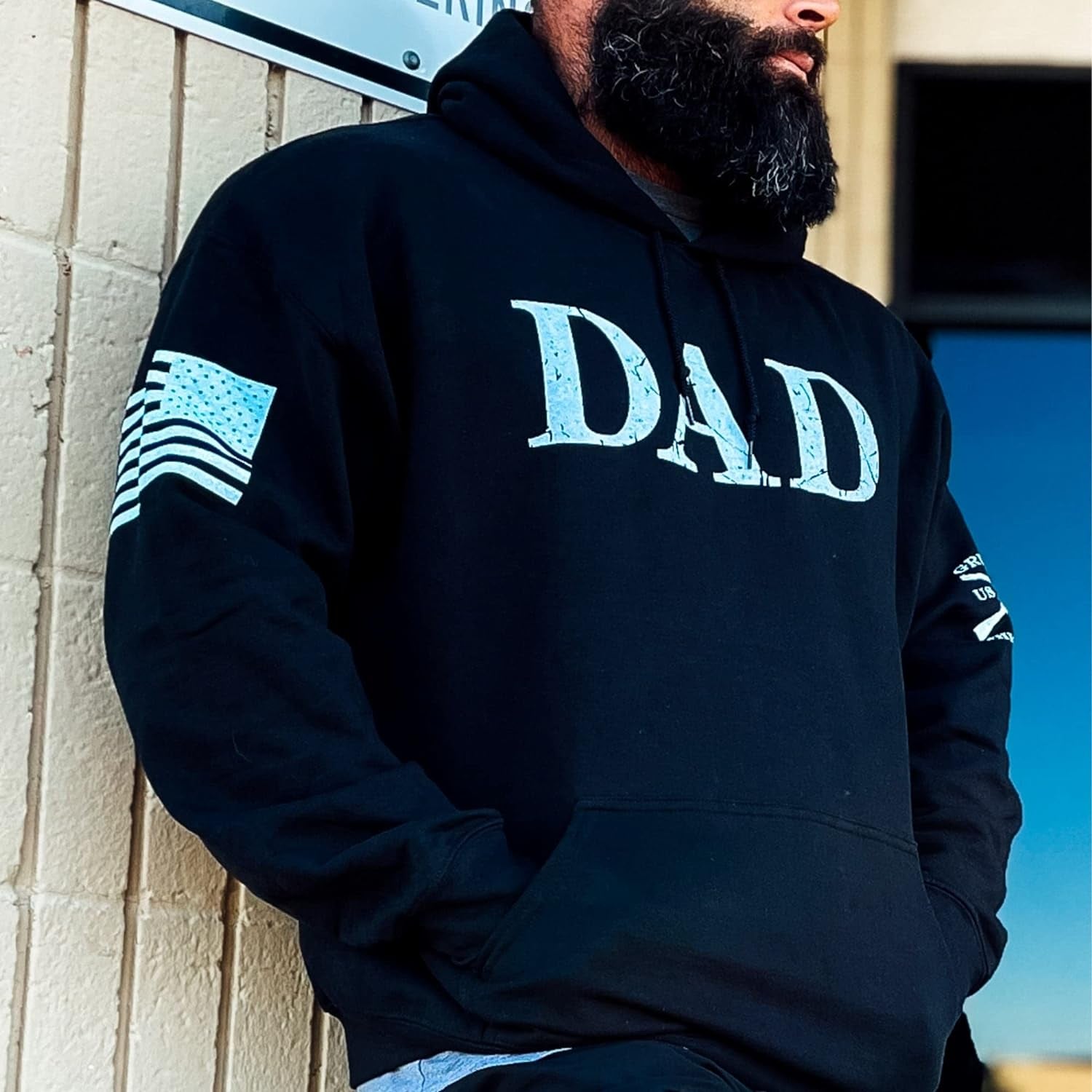 Men'S Graphic Dad Defined Hoodie 4Xlarge
